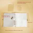 Transparent Jewelry Storage Book with Anti-Oxidation Pockets, Jewlwey Organizer Album New Generation, Various Sized Grid, Detachable, for Earrings, Necklace, Stud, Bracelets, and Rings for Travel