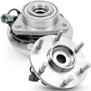 Pair 515066 Front Wheel Bearing Hub Assembly Compatible with Infiniti QX56 2004 2005 2006 2007, for Nissan Armada 2005 2006 2007, Pathfinder 2004, Pathfinder Armada 2004, Titan 2004-2007, 6 Lug w/ABS
