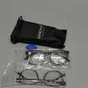 Gaoye Ultralight Blue Light Glasses for Women - Computer Protection Glasses for All Day Comfort - Anti UV Glare & Eyestrain (Light Black & Leopard)