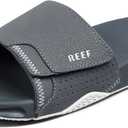 REEF Fanning Slide Men's Bottle Opener Sandal, Arch Support, Durable Outsole, Water Friendly (8)
