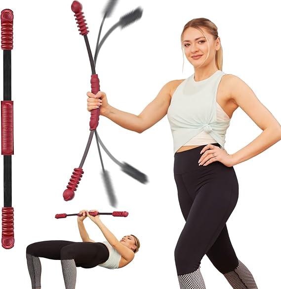 HOTWAVE Elastic Fitness Bar, Shoulder,Core Strength Training Equipment
Patented Bar for Full Body Cardio, Muscle Tone & Fat Burn. Polymer Build, Safe & Durable. Rehab, Postpartum, All Ages.