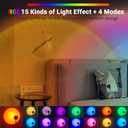 Sunset Lamp Projector Night Light Projection Lamps Christmas Light with Remote Mood Lighting Rainbow Sunlight lamp Led Colorful Changing for Home Bedroom