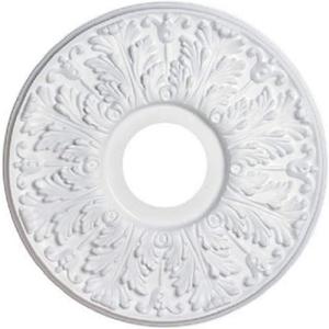 Westinghouse 7702800 15-1/2-Inch Victorian White Finish Ceiling Medallion, 16"
