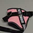MUMUPET Service Dog Harness with 3M Reflective Safety, Easy Adjust & No-Pull Design - Breathable Nylon Handle for Small/Medium/Large Dogs (Small (Pack of 1), Pink)