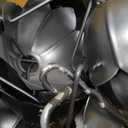 Monarch Rain Chains Aluminum Large Lotus Rain Chain, 8.5 ft Pewter Powder Coated Aluminum Decorative Rain Catcher Chain for Gutters, Pewter Aluminum Rain Gutter Replacement Downspout