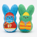 2x Peeps Plush 6" Bunny Rabbit Stuffed Animal Easter
