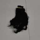 Super Wave Bulk Human Hair 100% Unprocessed Brazilian Virgin Human Hair Extensions Bundles for Braiding Hair Wet and Wave Micro Human Hair (1Pack-4PCS, 22inch, Natural Black)