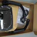 WITTKOP Bike mirror | Large HD field of vision | 360 rotatable & foldable | Mounting above & below | Break-proof & durable | ebike accessories, bike mirror handlebar mount, bicycle mirrors