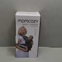 Momcozy Baby Carrier - Ergonomic, Cozy and Lightweight Carrier for 7-44lbs, Effortless to Put On, Ideal for Hands-Free Parenting, Enhanced Lumbar Support, Purehug for Infant to Toddler, Black