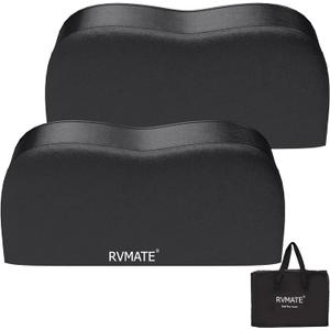 RVMATE RV Tire Covers, Dual Axle Wheel Cover (2 Pack) Fits 30"-33" Diameter Tires, Waterproof Anti-UV Black Dual Tire Covers RV Accessories for Truck/Trailer