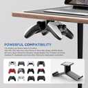 Controller Holder,Headphone Stand Headset and Controller Stand Under Desk Controller Holder with Strong Double Sided Tape Universal Design for Xbox ONE, PS5, PS4, PC