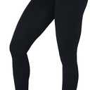 Sunzel Leggings for Women Yoga Pants with Tummy Control & High Waist for Workout Lounge Gym, Black, Free Size