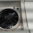Manual RV Roof Vent Fan with Rain Shield, 12V DC, 14in