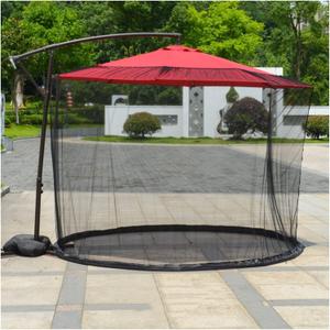 YXXSDP Universal Mosquito Netting for Patio, Hanging Outdoor Umbrellas Screen Mesh, with Zipper Door and Adjustable Rope, for Keeping Out The Bugs (Color : Black)