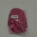 BERON Hot Pink Long Wigs for Women Girls Magenta Curly Wavy Hair Wig Middle Part Dark Pink Heat Resistant Synthetic Fiber Wigs (Rose Red)