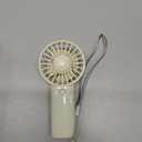 Lily Brown Handheld Fan Portable 1.5V AAA Operated Small Fan for Outdoor Travel Office Women Camping Travelling Operated