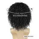 GNIMEGIL Black Curly Wigs for Men 12 inch Short Wig with Bangs Fluffy Wave Big Volume Male Wigs Cosplay 70s 80s Punk Costume Party Synthetic Hair