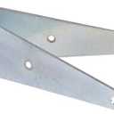 12-inch Steel Strap Hinge, Zinc-Plated, Heavy Duty (852558)