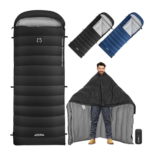 KAMPKEEPER Mummy Sleeping Bag, Cold Weather Camping Sleeping Bag, 32℉ 34 Seasons Adults Sleeping Bag, NonSnag Zipper with Adjustable Hood for Backpacking, Hiking