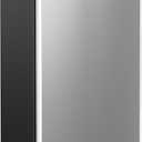 EUHOMY 3.2 Cu.Ft Mini Fridge with Freezer, Single Door Compact Refrigerator, Energy Saving, Mini Refrigerator Adjustable Thermostat, Mini fridge for Bedroom, Dorm, Office, Silver