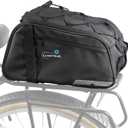 Lumintrail 8L Bike Trunk Bag - Durable Bicycle Cargo Rack Bag - Secure Rack Attachments - For Bike Rear Racks