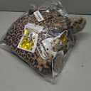 19 Pcs Fluffy Car Accessories Set,Fluffy Plush Leopard Print Steering Wheel Covers,Plush Head Pillow,Pillowcase,Eyeglasses Clip,Car Accessories for Women. (Brown)