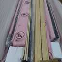 Queen Size Bed Frame with Headboard, Velvet Upholstered Platform Bed Frame No Box Spring Needed, Queen Sized Modern Bedframe with Strong Wooden Slats, Pink