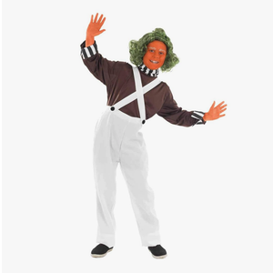 Fun Shack Kids Chocolate Factory Worker Costume - Boys Chocolate Factory Book Character Costume - Plus Size