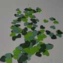 Green Party-Decorations Heart Paper-Garland Streamers-Banner - 52Ft St Patricks Day Decorations, Spring Summer Birthday Wedding Engagement Baby Shower Hanging Decor Ouruola