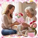 Eaasty 50 Sets Spanish Mother's Day Cards with Stickers and Envelopes Blank Inside Funny 5 Style Greeting Card Design