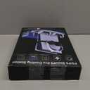 Kawaye PS5 Stand PS5 Cooling Station for PlayStation 5/Pro/Slim Console, PS5 Accessories Vertical Stand with 2.36in Large P5 Fan Cooling Fan, RGB Light, Dual Controller Charger, Headset Holder, 3 Charger Port (White)