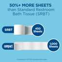 Compact by Georgia-Pacific PRO Coreless 2-Ply Recycled Toilet Paper, White, 1000 Sheets Per Roll, 36 Toilet Tissue Rolls Per Case, 19375, 36 Count