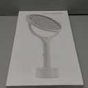 GeckoMan Rotating Head Electric Fly Swatter Racket Rechargeable Bug Zapper Racket Bug Zapper Indoor Fly Zapper Mosquito Zapper Flies Killer for Indoors, with a Telescopic Extension