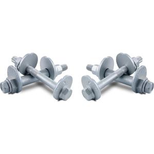 Front Alignment Camber Toe Adjustment Bolts, Lower Control Arm Cam Bolts Compatible with Toyota 2016-2019 Tacoma, 2010-2022 4Runner, 2009-2014 FJ Cruiser (Set of 4)