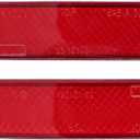 ApplianPar Rear Bumper Reflector Cover for Nissan Kicks 2018-2023, Murano 2009-2014, Quest Juke 2011-2017, Rogue 2021-2023, Sentra 2013-2019, Infiniti FX35 FX50 2009-2013, QX70 2014-2017