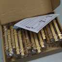 30 Pack 2-1/2 inch Cabinet Handles, Kitchen Cabinet Handles Gold Drawer Pulls Zinc Alloy Square Bar Kitchen Pulls