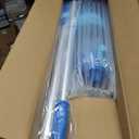 Cordless Pool Vacuum for Inground & Above Ground Pools: 23.8 GPM Powerful Stable Suction, Telescopic Pole up to 90.6", 60-Min Runtime, Extra-Large Filter & Rechargeable Pool Cleaner for Spas/Hot Tubs
