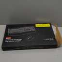 Wireless Keyboard and Mouse Combo, 2.4G Full Size Wave Keys Ergonomic Keyboard with Wrist Rest and 3-Level DPI Adjustable Wireless Ergonomic Mouse for Windows, Mac OS Desktop/Laptop/PC(Black)