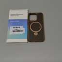 FlyReal Designed for iPhone 15 Pro Case with 360 Magnetic Stand, Carbon Fiber Phone Case [Compatible with Magsafe] [16FT Military Protection] with Rotatable Ring Stand 6.1'', Desert Titanium