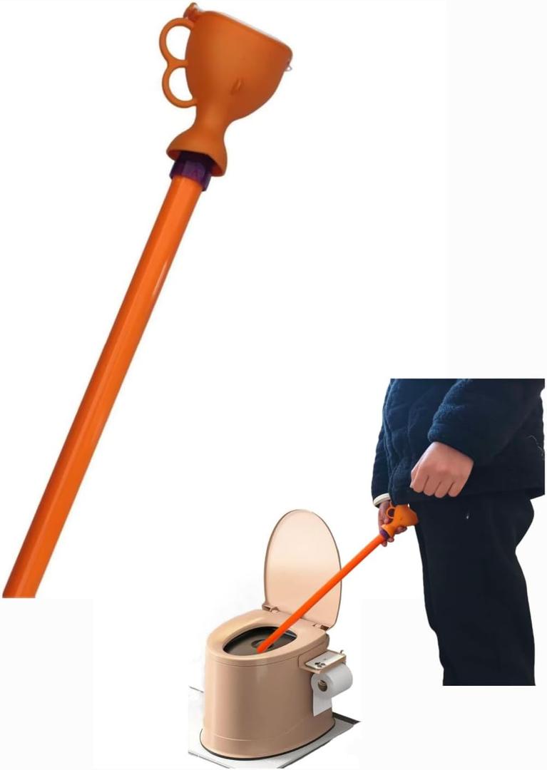 Portable Men's and Women's Urinal Funnel, Reusable Stand to Pee Design for Camping and Travel, Anti-Splash Technology, Easy Clean