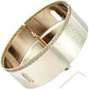 6 Inch (150mm) Diamond Hole Saw with Pilot Bit, 6" Tile Hole Saw for Granite, Ceramics, Porcelain Tiles, Marble, Glass, Stones,1 3/8" Depth of Cut for Thick Countertops