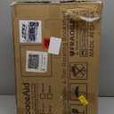 SpaceAid 4 Tier Rotating Bookshelf Tower, Bamboo Spinning Book Shelf, Revolving 360 Bookcase Storage Swivel Round Carousel, Vertical Rotate Turning Spiral Corner Organizer (4-Tier White)