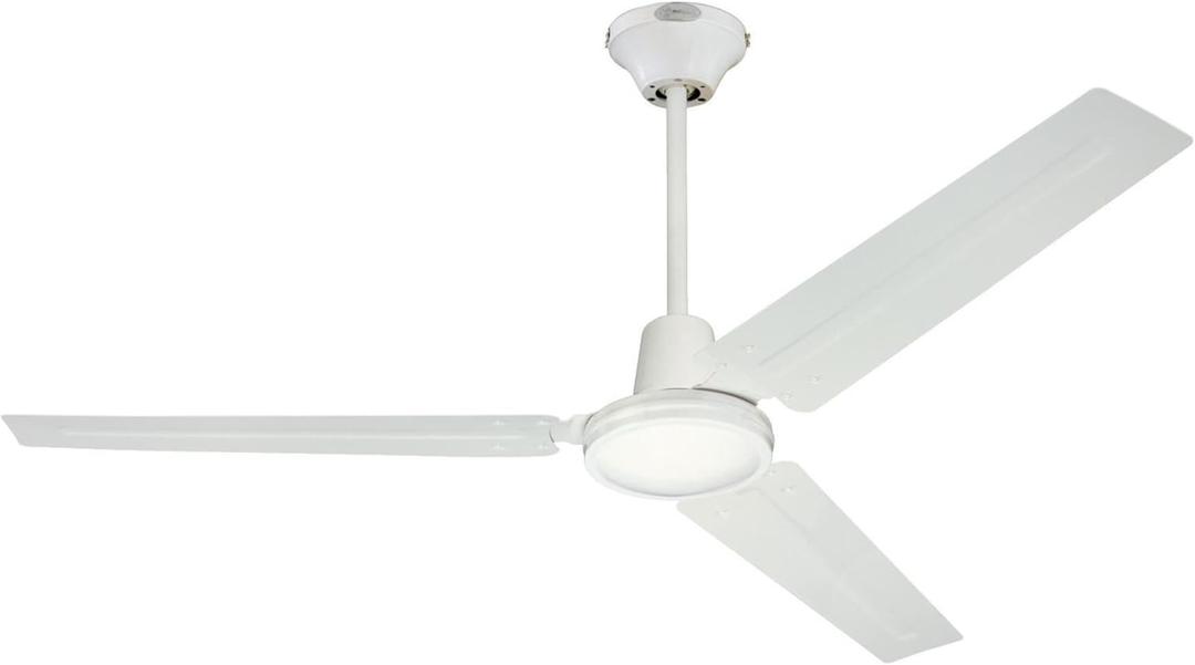 Westinghouse Westinghouse 7812700 Jax, Modern Industrial Style Ceiling Fan and Wall Control, 56 Inch, White Finish