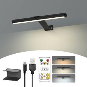 Wireless Picture Light Rechargeable, 2 in 1 Painting Light with Remote, 300LM Art Battery Display Lamp Dimmer Timer, 3 Modes Magnetic Wall Light for Artworks Dartboard [Energy Class F]