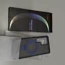 TORRAS Magnetic Stand for Samsung Galaxy S25 Ultra Case, [Fit for Magsafe] [Military Grade Drop Tested] Ring Shockproof Translucent Slim Protective Phone Case for Samsung S25 Ultra Case Ostand, Blue