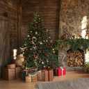 uxcell 24Pcs Purple 1.57 Inch Christmas Balls Ornaments Shatterproof Ornaments Hanging Balls for Xmas Trees, Wedding, Party Decorations