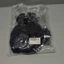 Women Long Sleeve Dance Leotard for Ballet V-Mesh Mock Neck Dancewear,Water-drop Hollow Back,Chest Lining (Medium, Black Tank)