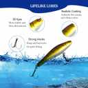 2 x Fishing Advent Calendar 2025, 24-Day Fishing Lure Set Advent Calendar for Adults, 24 Days of Christmas Countdown Calendar for Fisher Men