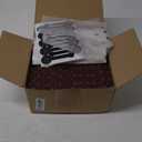 120 Pcs Mini Loaf Pans Disposable Set 3.1x1.5 Inch Paper Pans Rectangle Mold with Plastic Bags and Stickers Thanksgiving Christmas Winter Baking Party Supplies for Bread, Meatloaf, Wedding Return Gift