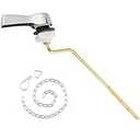 Universal Side Mount Toilet Handle Angle-Mount Adjustable Trip Lever Tank Flush Lever Replacement Handle